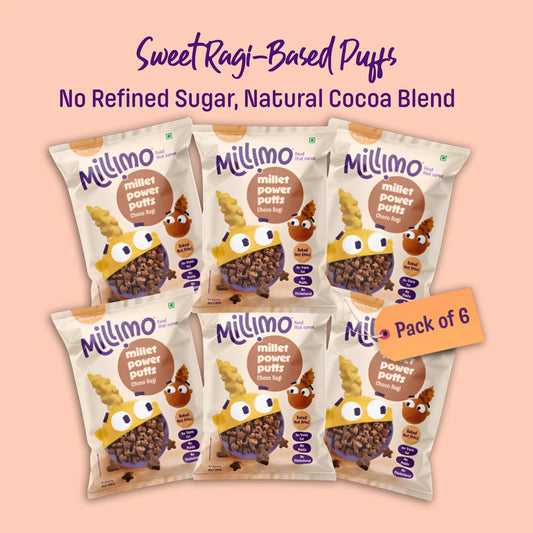 Millet Power Puff Choco Ragi (6 x 35g)
