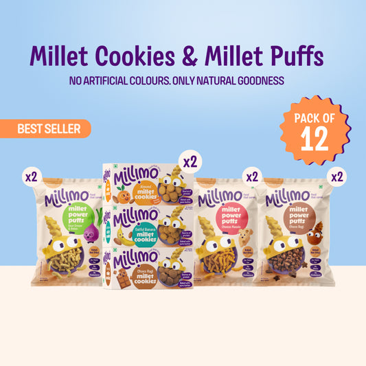 Family Super Combo – Puffs ×6 & Cookies ×6 (Pack of 12)