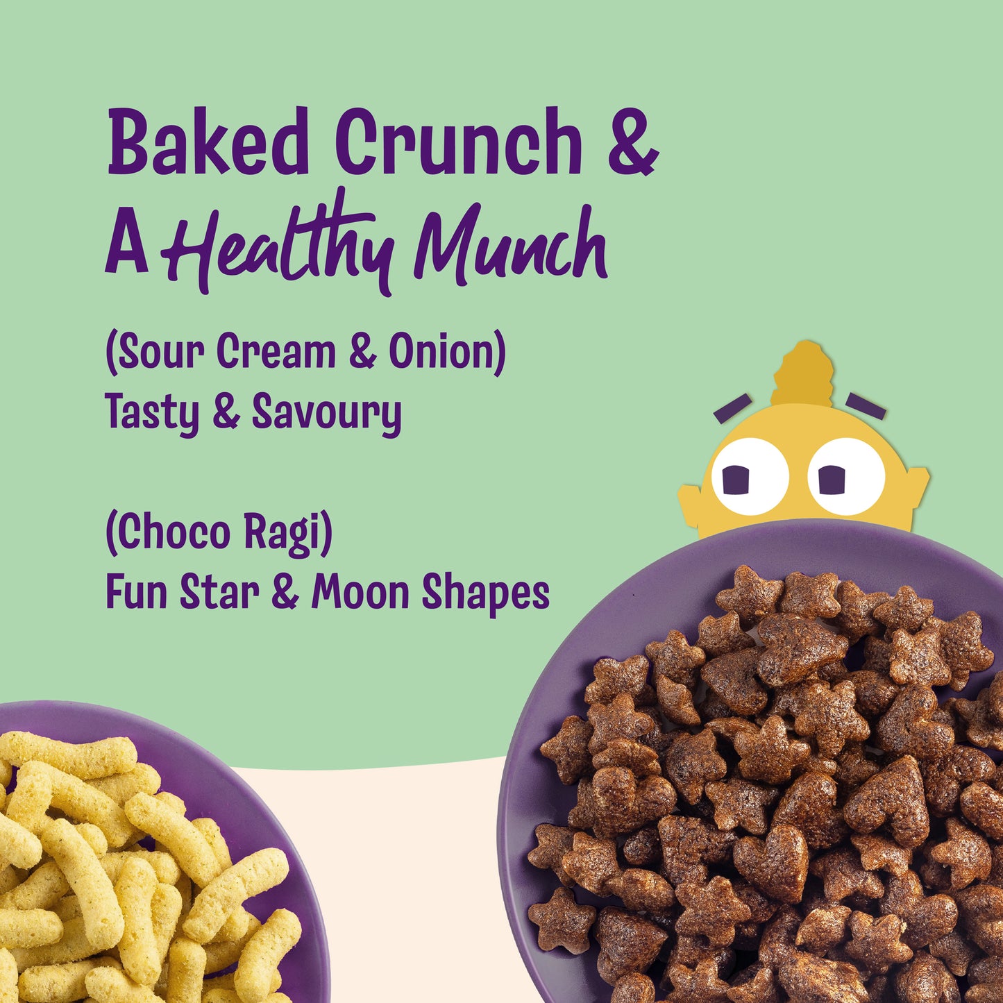 Millet Puffs – Choco Ragi & Sour Cream (6 x 35g)