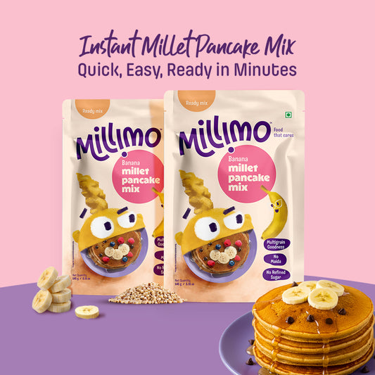 Banana Millet Pancake Mix (Pack of 2)