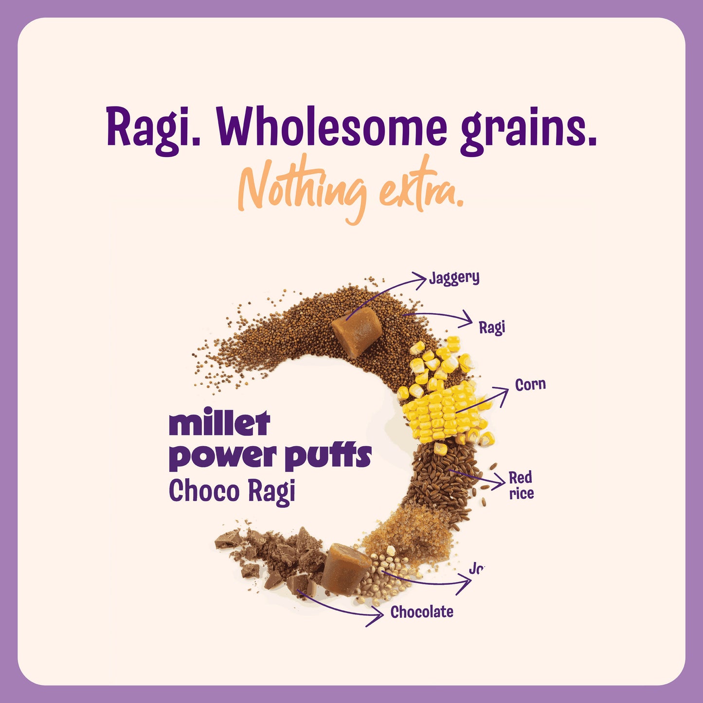 Millet Power Puff Choco Ragi (Pack of 6)