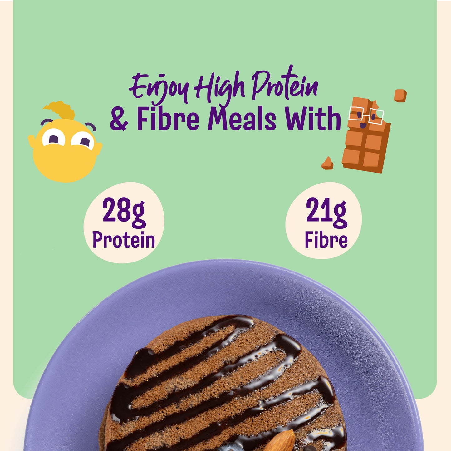 Choco Ragi Millet Pancake Mix (Pack of 2)