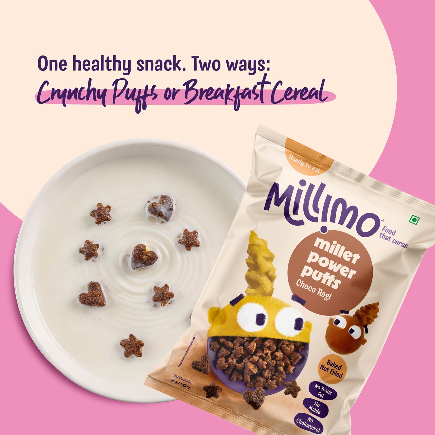 Millet Power Puff Choco Ragi (Pack of 6)