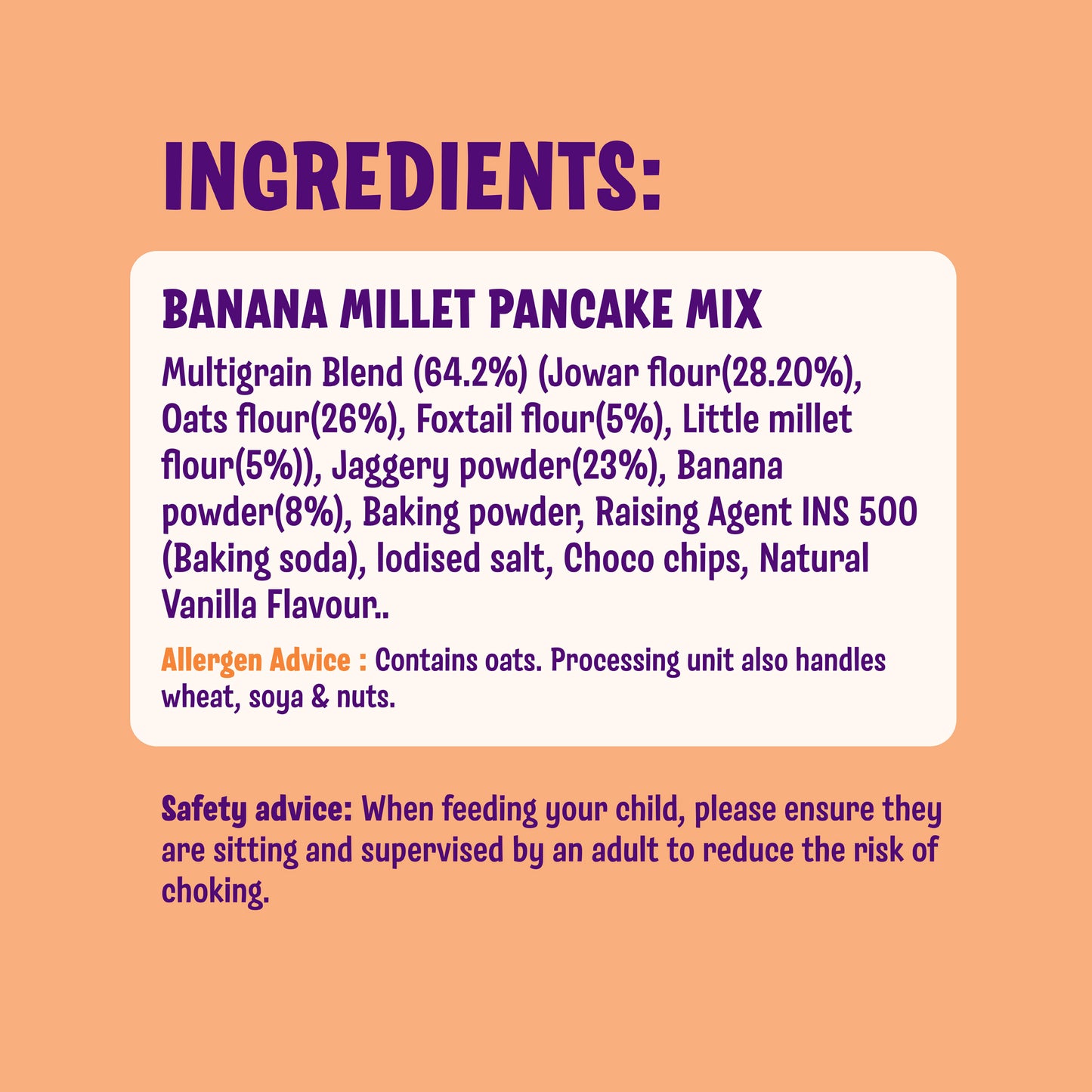 Banana Millet Pancake Mix (Pack of 2)