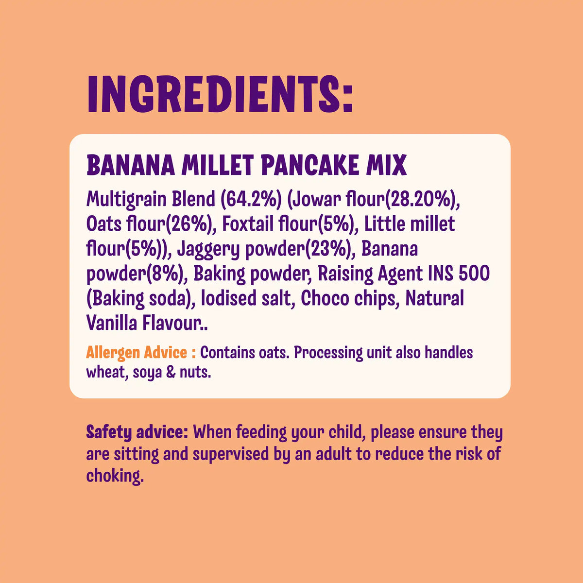 Banana Millet Pancake Mix (2 x 145g)