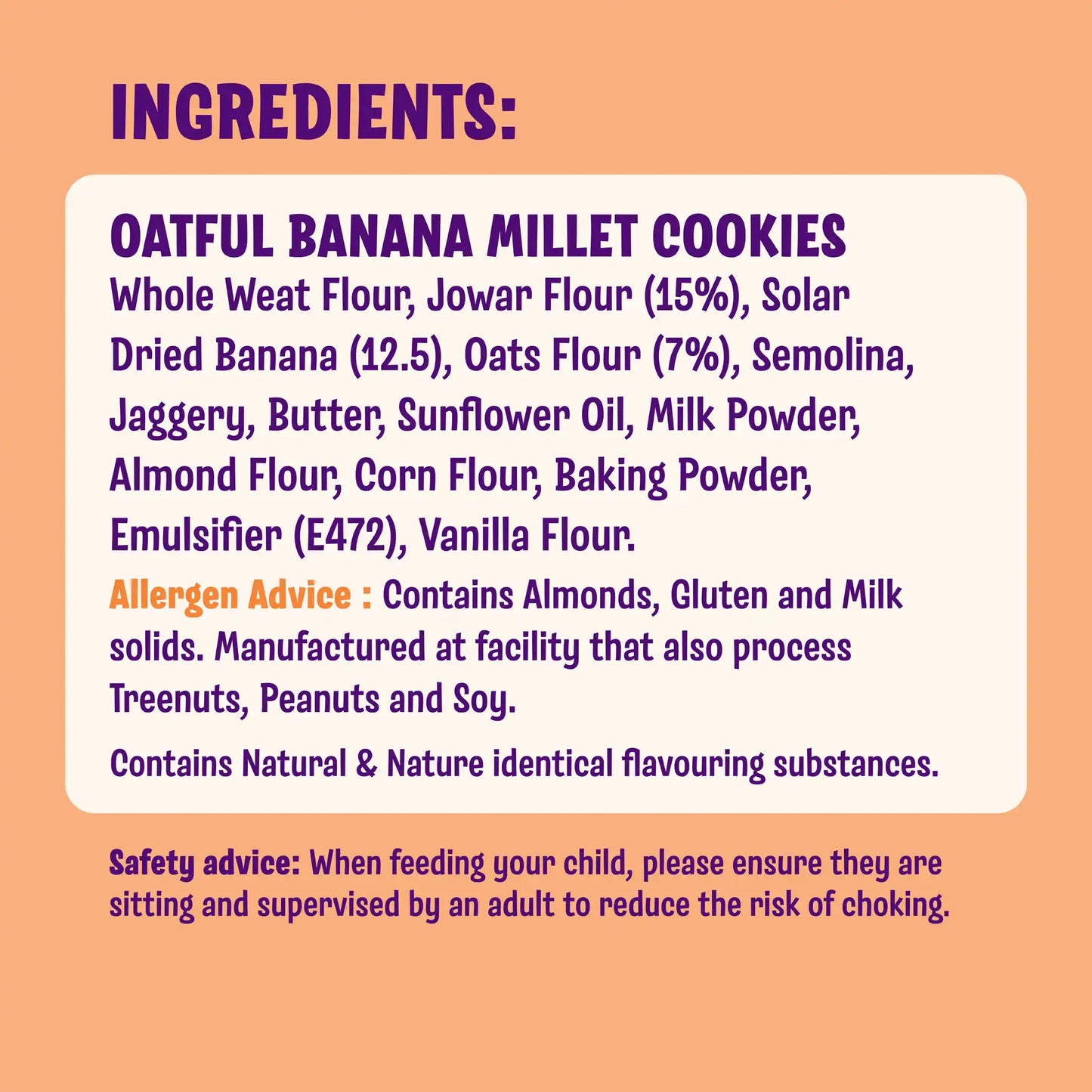 Oatful Banana Cookies (2 x 100g)