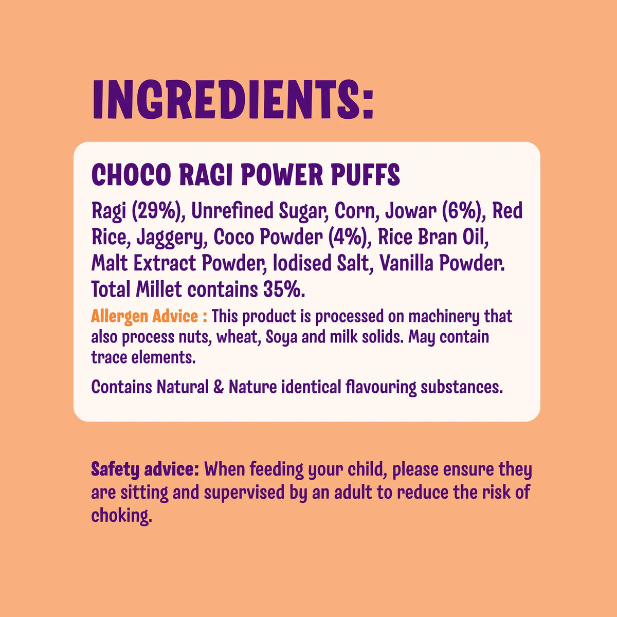Millet Power Puff Choco Ragi (6 x 35g)