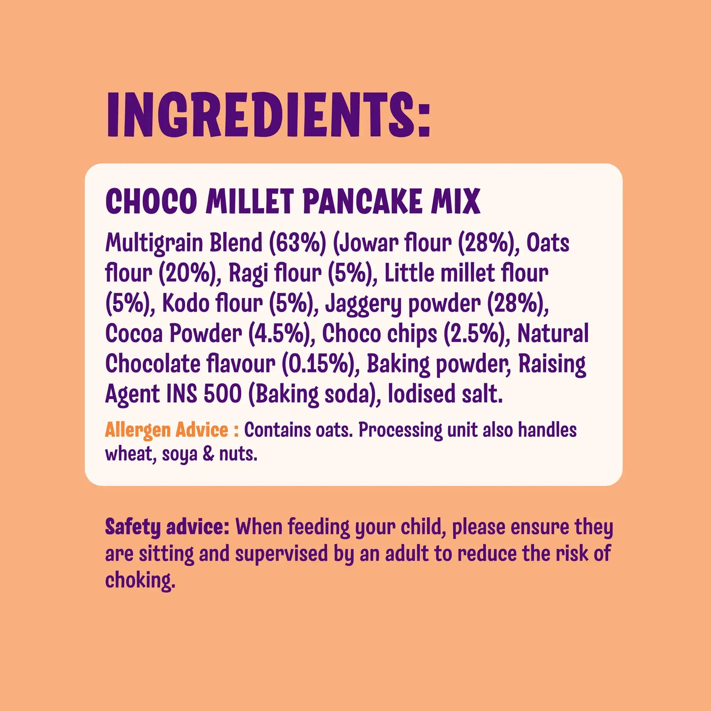 Choco Ragi Millet Pancake Mix (2 x 145g)
