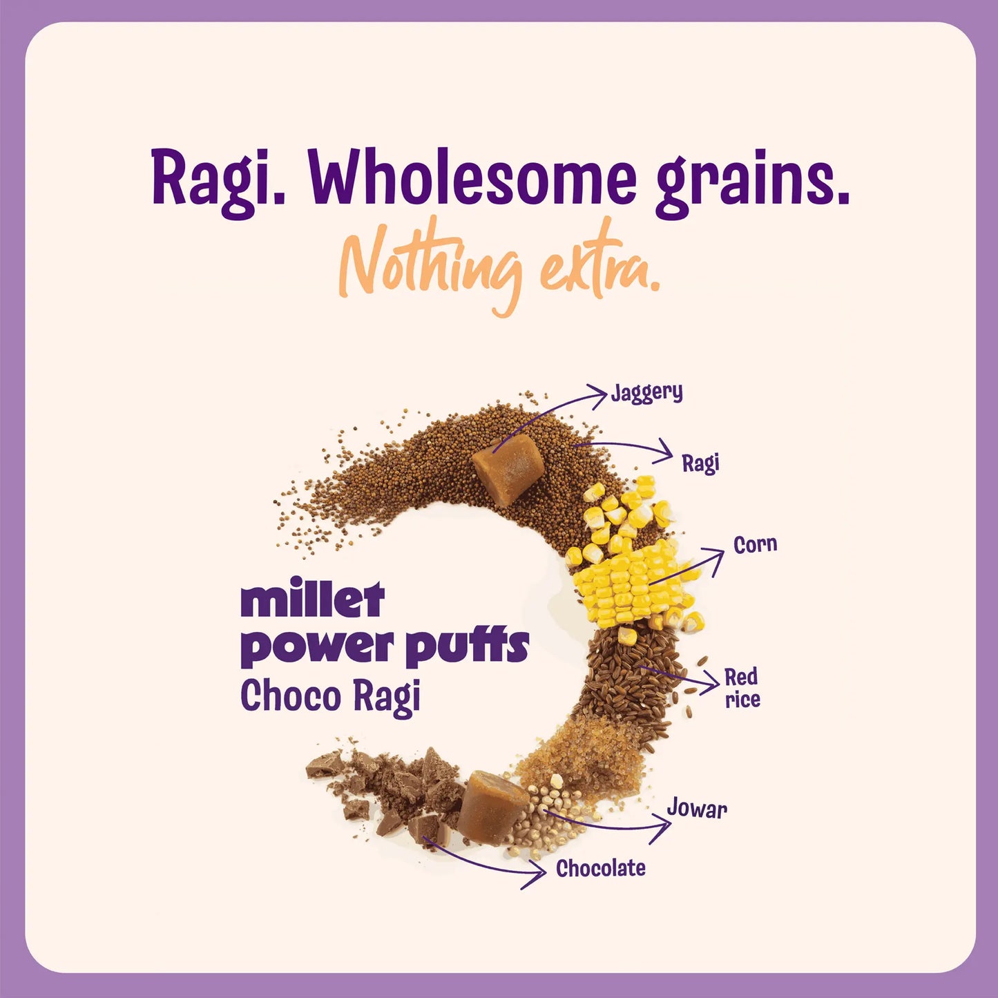 Millet Power Puff Choco Ragi (6 x 35g)