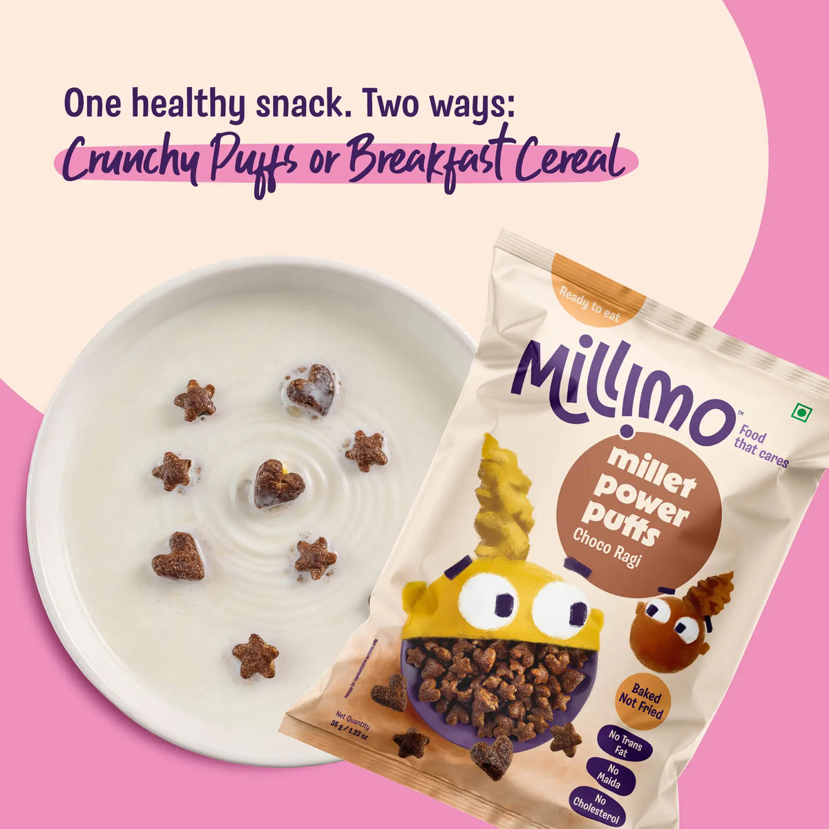 Millet Power Puff Choco Ragi (6 x 35g)