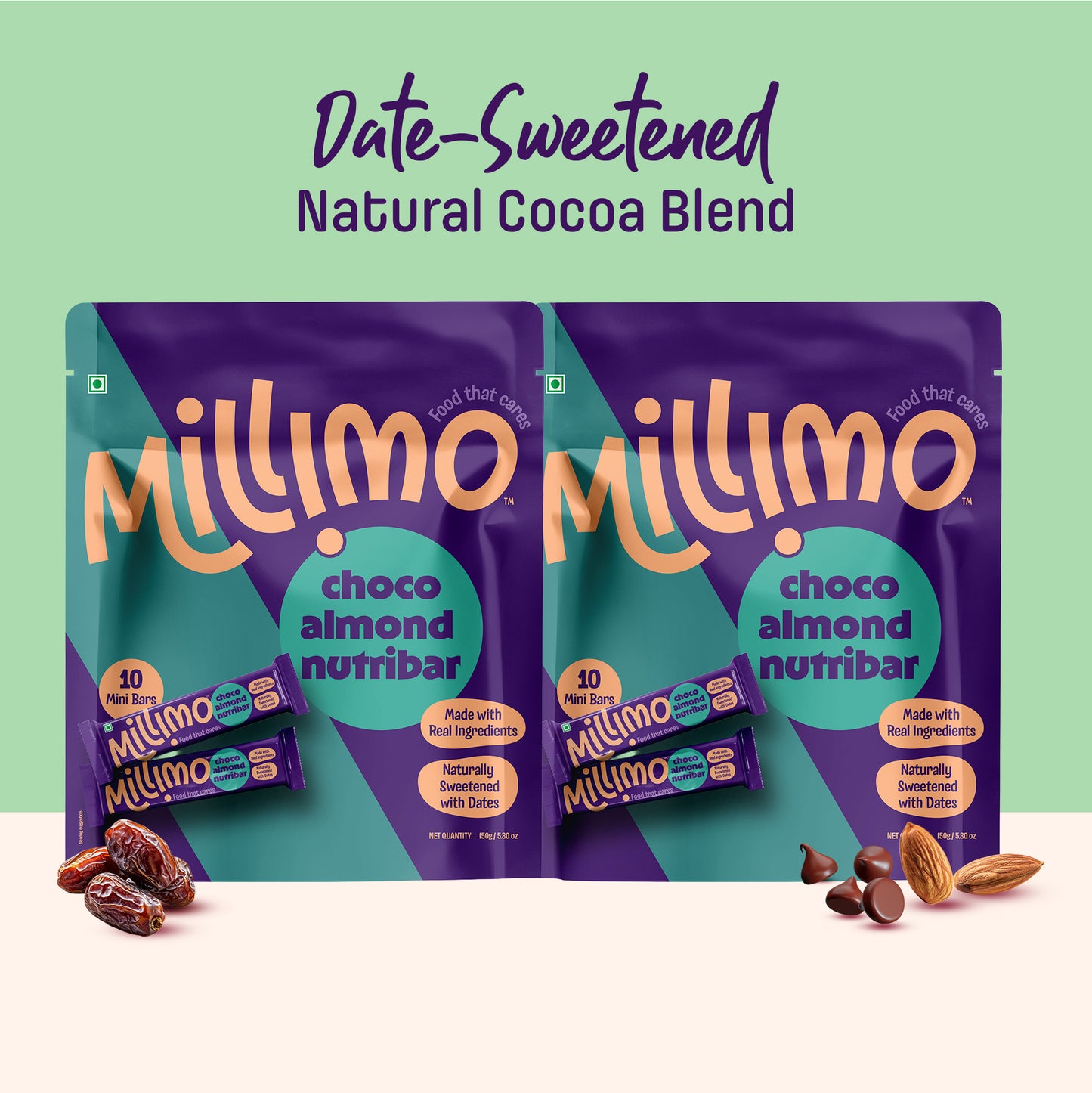 Choco Almond Nutribar Combo (Pack of 20 × 15g)