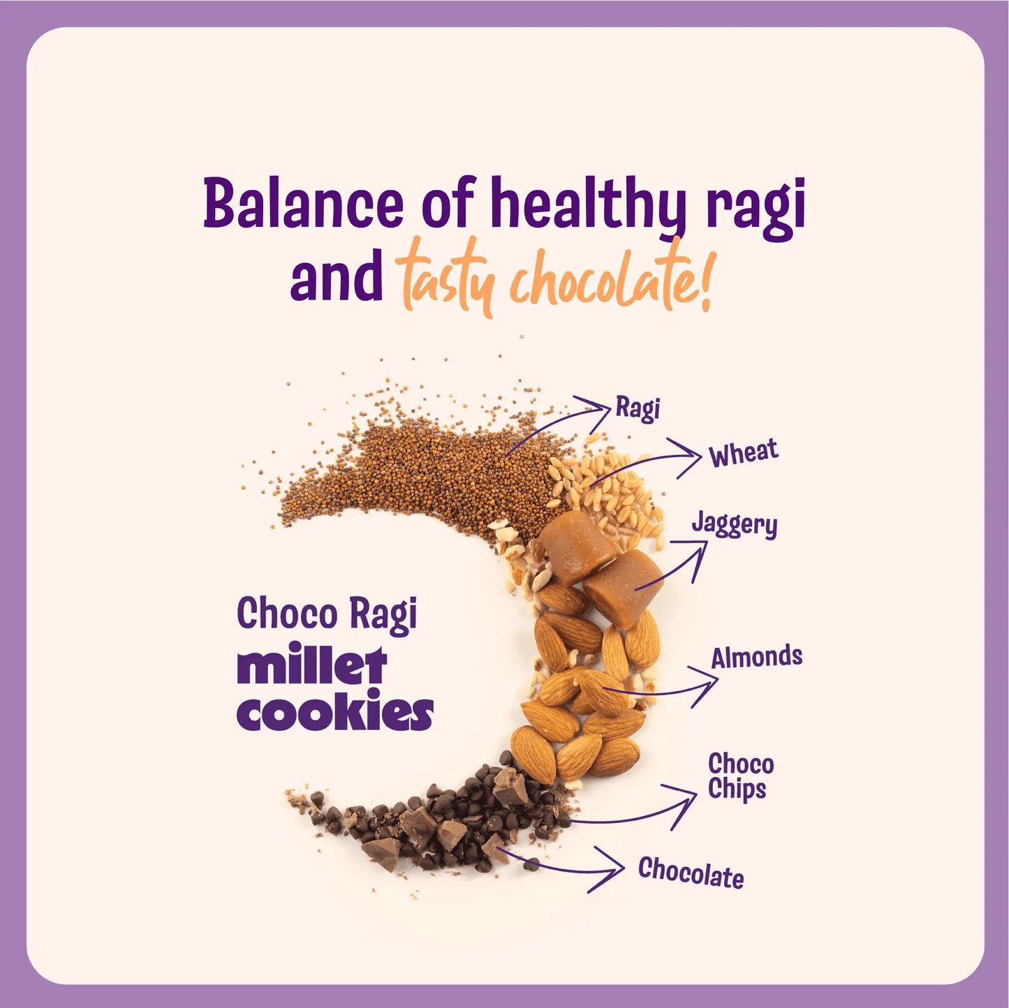 Choco Ragi Cookies (2 x 100g)