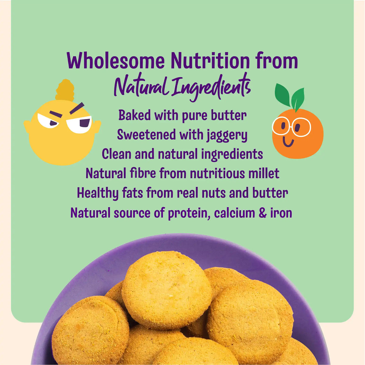 Jowar Almond Cookies (2 x 100g)