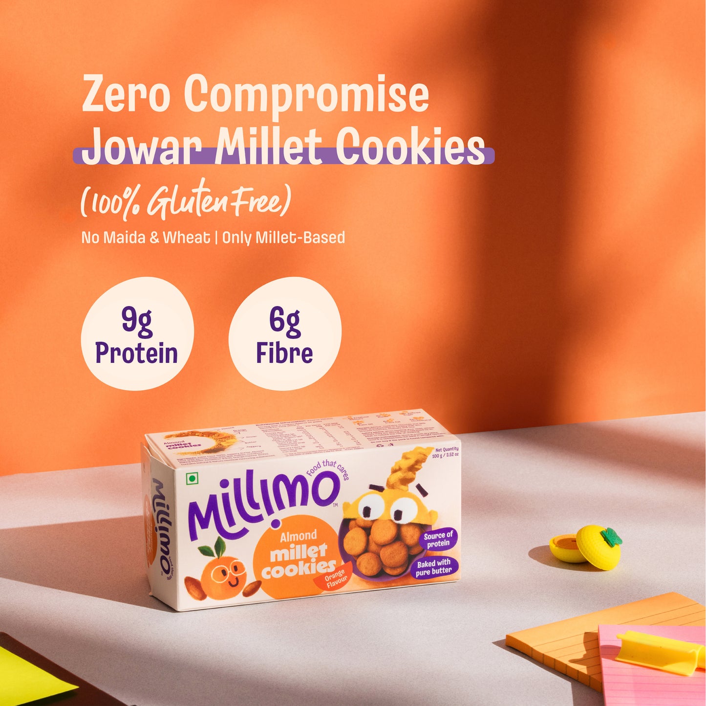 Jowar Almond Cookies (2 x 100g)
