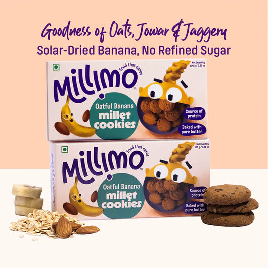 Oatful Banana Cookies (2 x 100g)