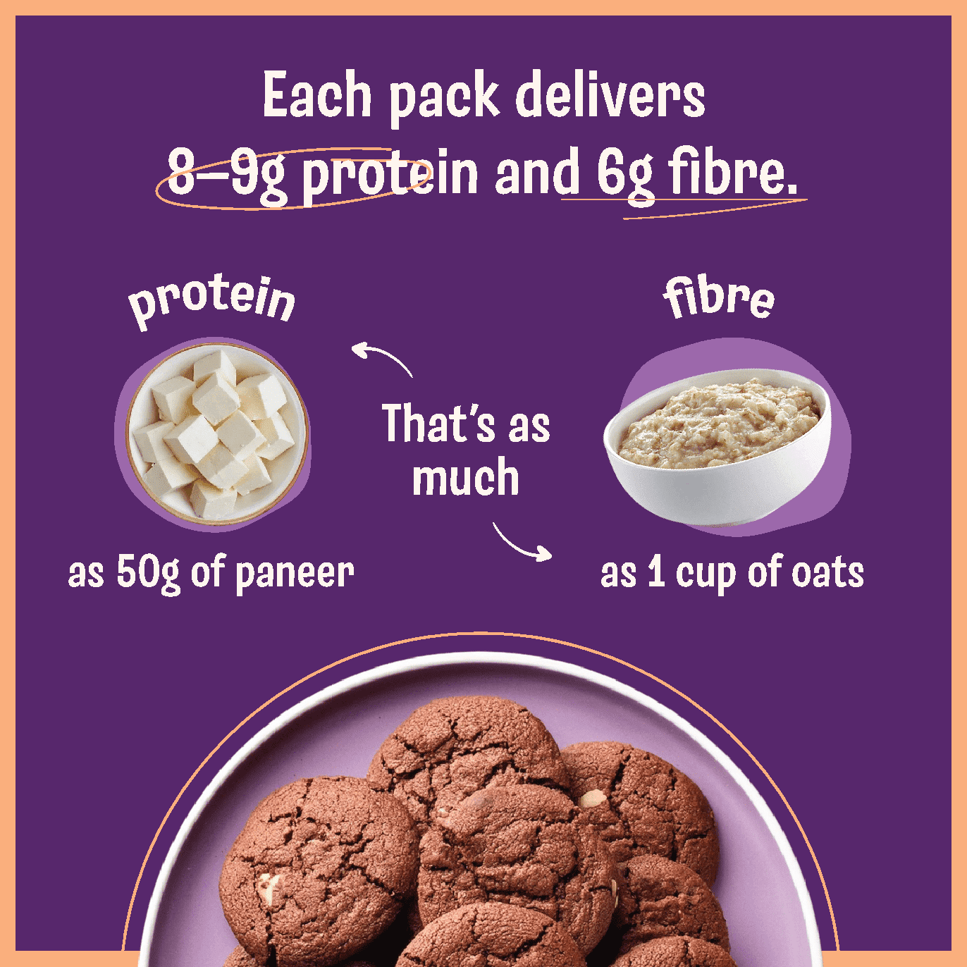 Jowar Almond & Oatful Banana Cookies (Pack of 2)