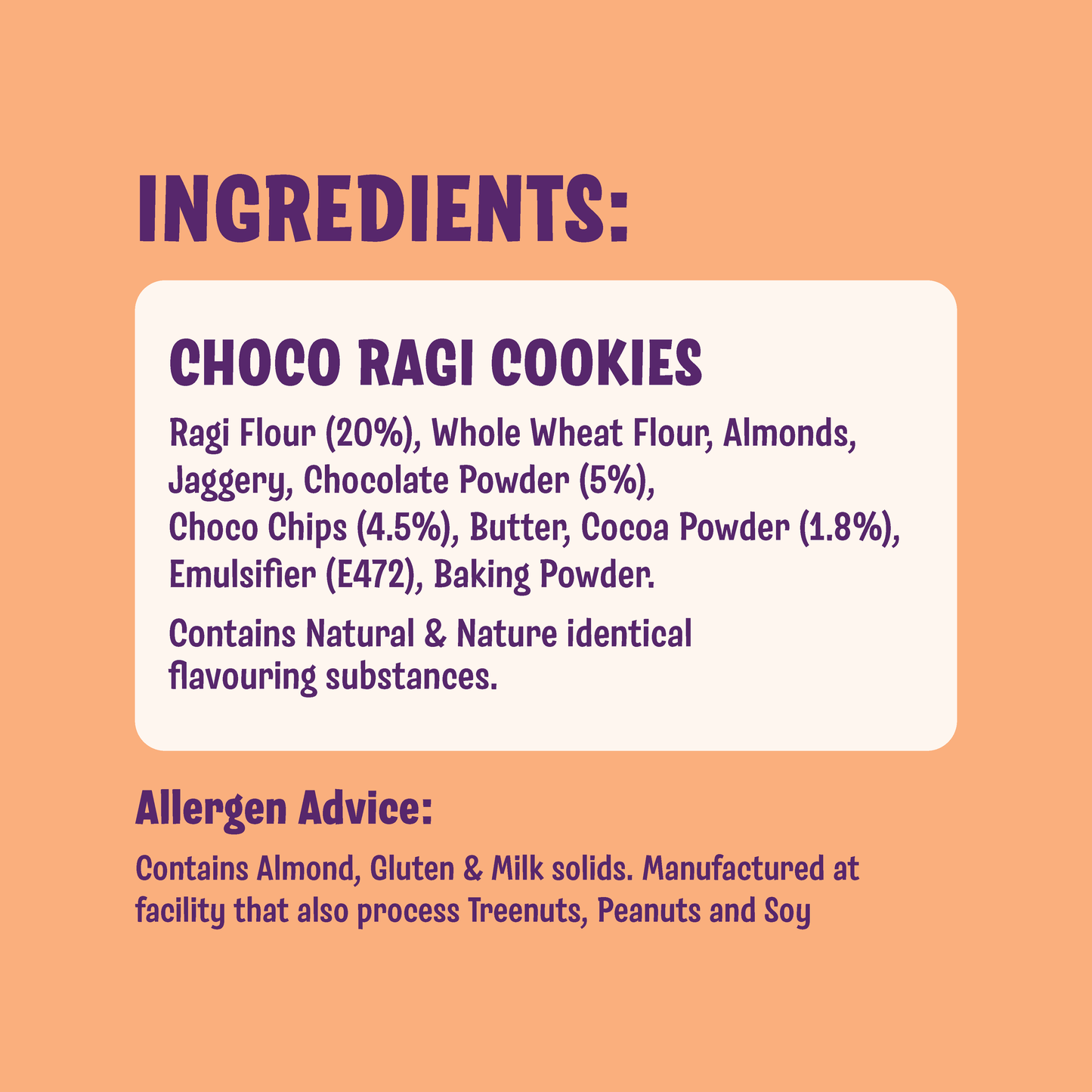 Choco Ragi Cookies (Pack of 2)