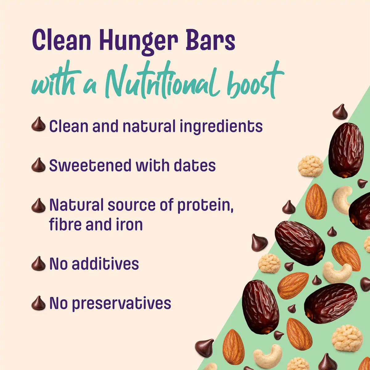 Choco Almond Nutribar Combo (Pack of 20 × 15g)