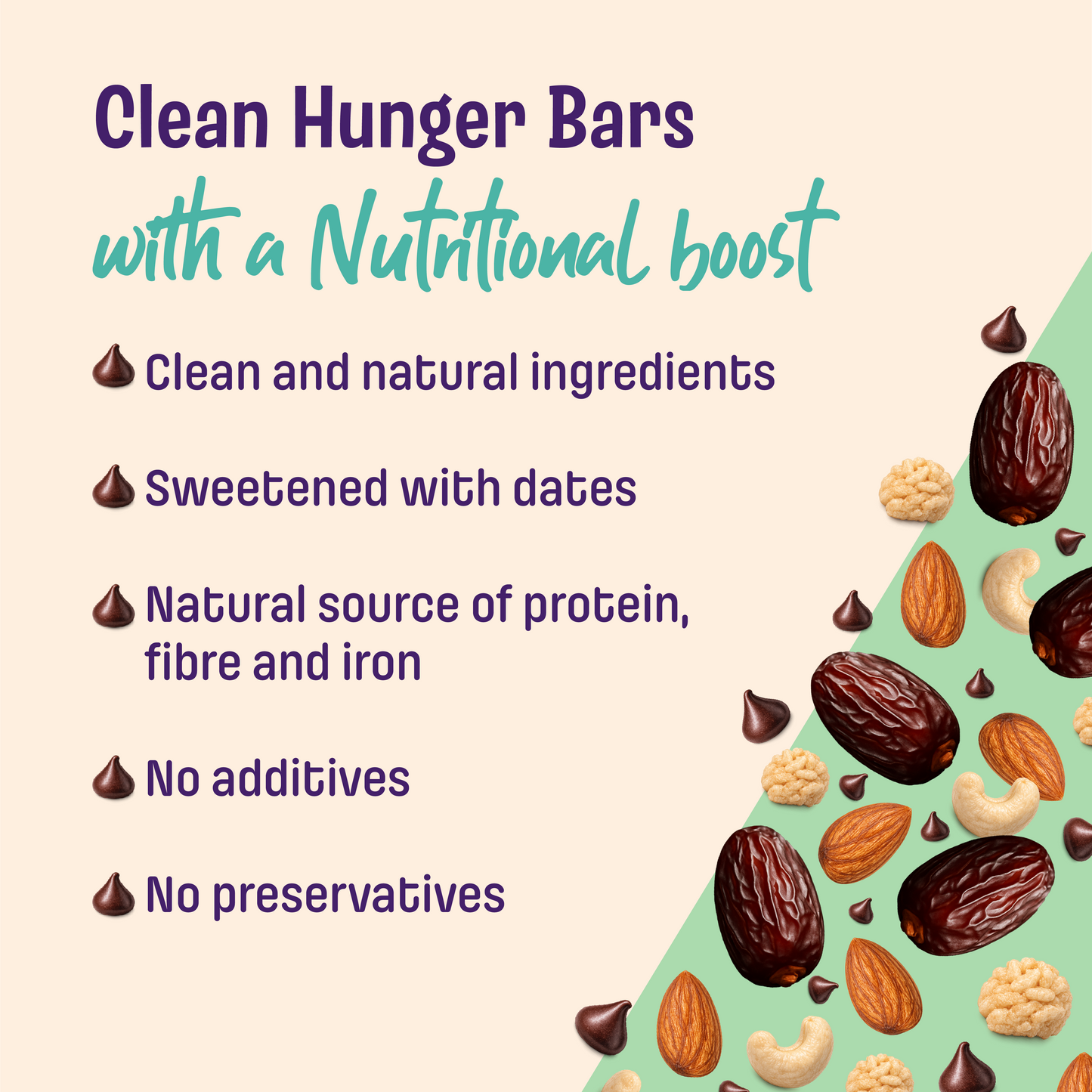 Choco Almond Nutribar Combo (Pack of 20 × 15g)