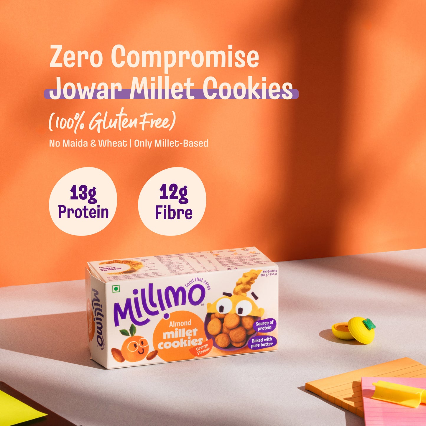 Jowar Almond Cookies (Pack of 2)