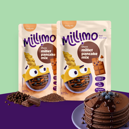 Choco Ragi Millet Pancake Mix (Pack of 2)